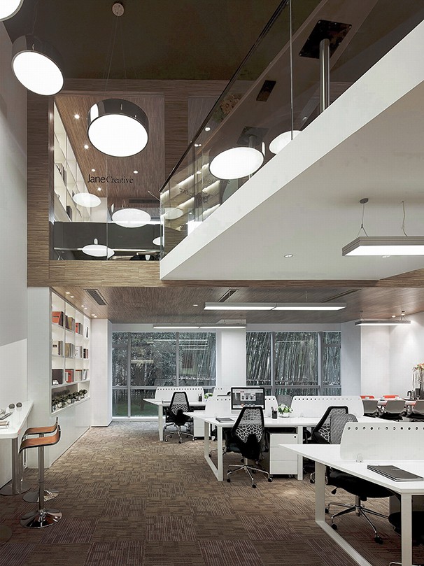 復(fù)式辦公室設(shè)計實景圖