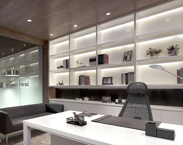 經(jīng)理辦公室裝修實景圖